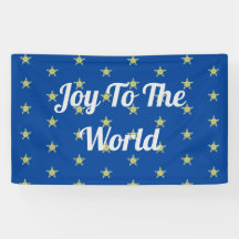 Bannière Joy To The World Stars