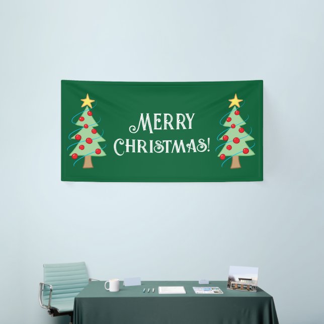 Bannière Joyeux Arbre de Noël (Salon professionnel)