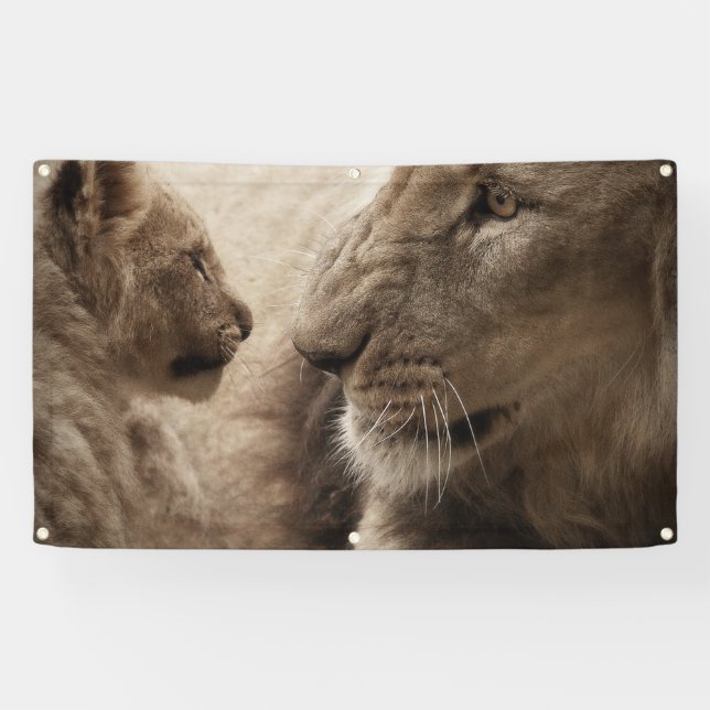 Bannière LION ET CUB (Horizontal)