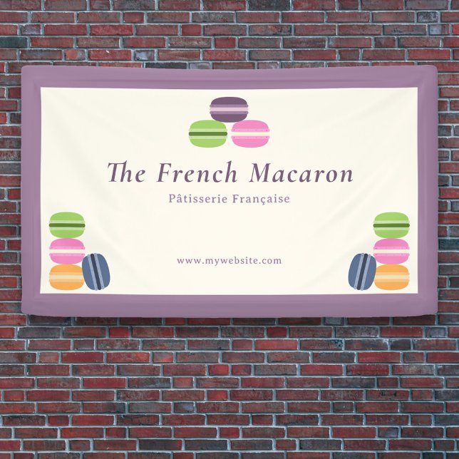 Bannière Macarons française (French Macarons Banner )