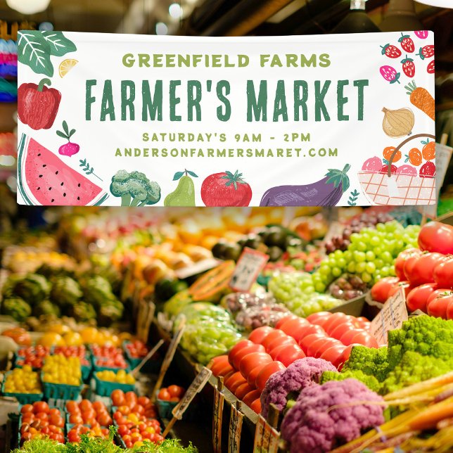 Bannière Marché de Producteurs Votre Nom d'Entrepr (Créateur téléchargé)