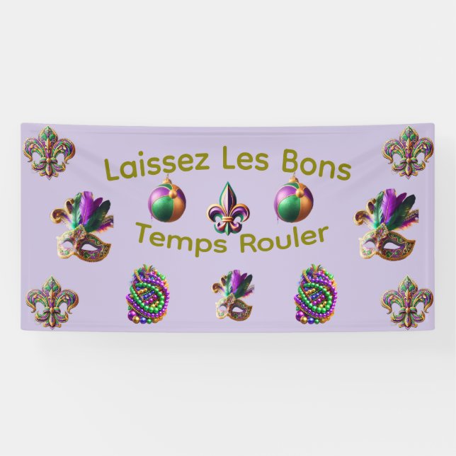 Bannière Mardi Gras (Horizontal)