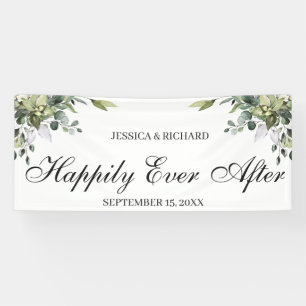 Bannière Mariage Eucalyptus Watercolor