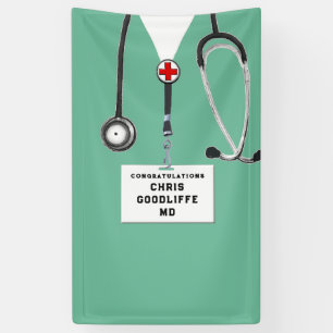 Bannière Médicale de diplôme d'études