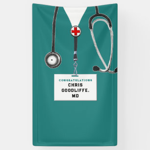 Bannière Médicale de diplôme d'études