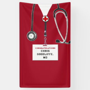Bannière Médicale de diplôme d'études