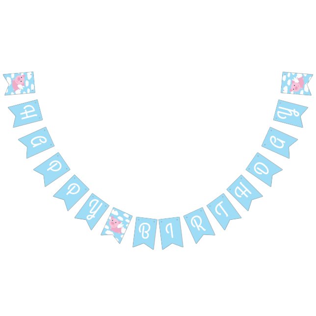 Bannière mignonne d'étamine de joyeux anniversaire (Tout)