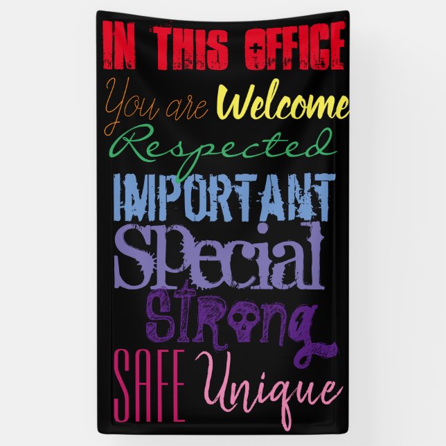 Bannière Motivationnelle Inspirationnelle de porte (Vertical)
