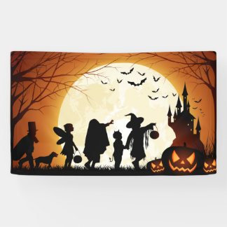 Bannière murale d'Halloween