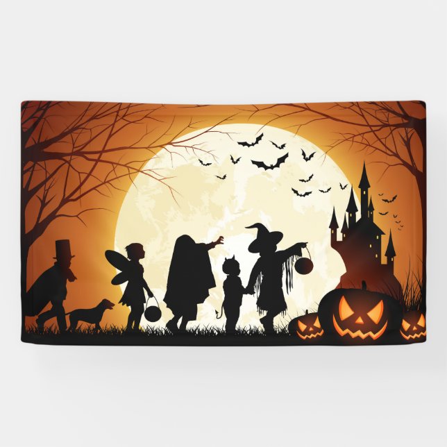 Bannière murale d'Halloween (Horizontal)