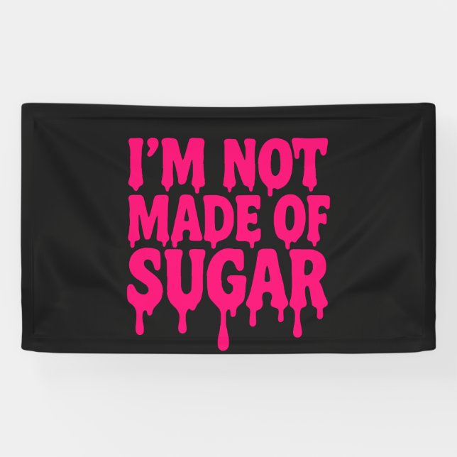 Bannière noire avec citation rose néon – Personnal (Horizontal)