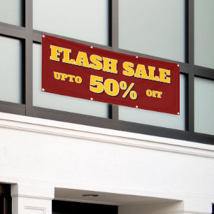 Bannière personnalisable pour vente flash