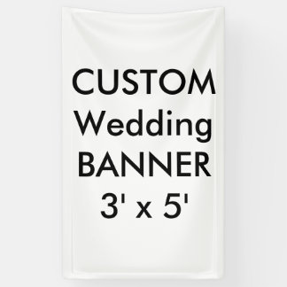 Bannière personnalisée 3' x 5'