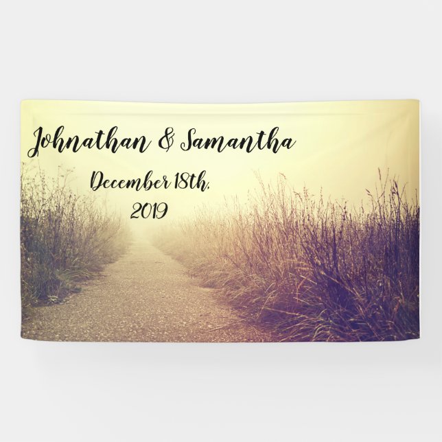 Bannière personnalisée 3'x5' sur la promenade Sunr (Horizontal)