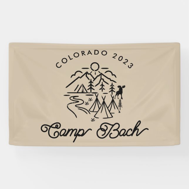 Bannière personnalisée Camp Bachelorette (Horizontal)