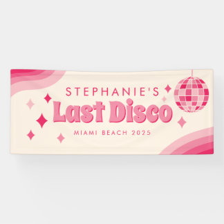 Bannière personnalisée Disco Bachelorette de la so