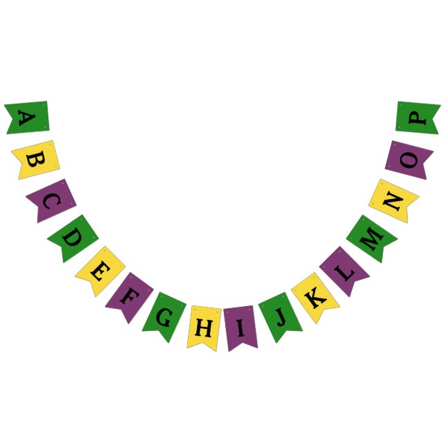 Bannière personnalisée du mardi gras (Tout)