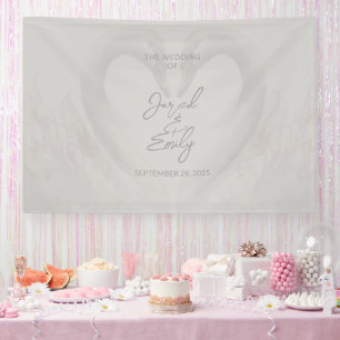 Bannière personnalisée mariage