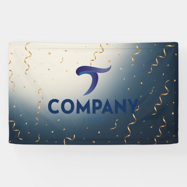 Bannière personnalisée pour célébration d'entrepri (Horizontal)
