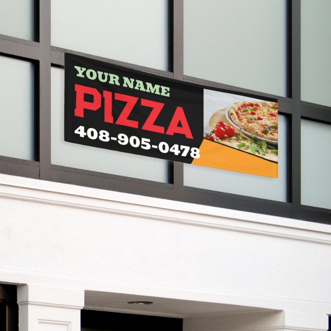Bannière personnalisée pour Pizza Place (Bâtiment extérieur)
