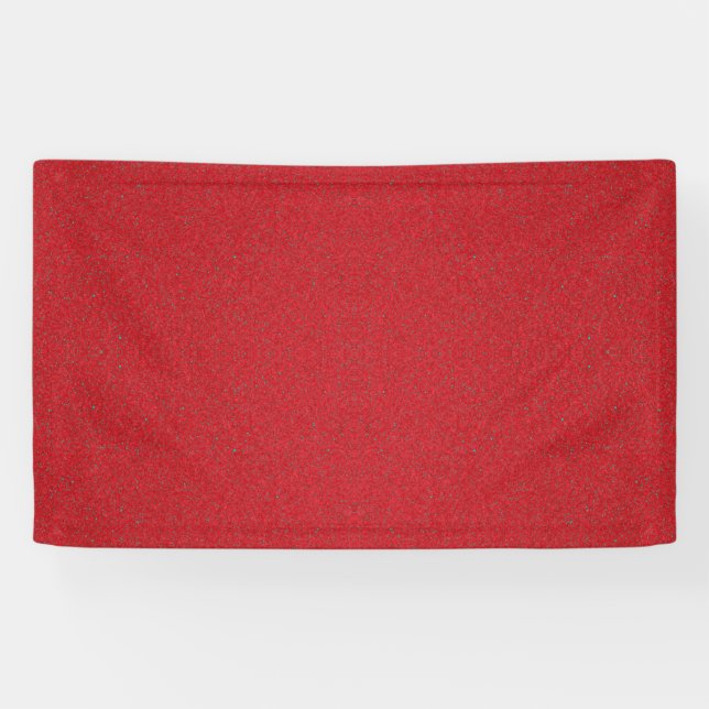 Bannière personnalisée rouge tomate texturée (Horizontal)