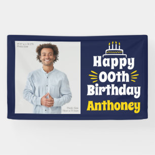 Bannière photo 3’ x 5’ Joyeux Anniversaire de tout