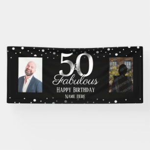 Bannière photo Confetti de 50 ans et plus