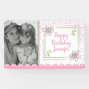 Bannière photo personnalisée pour l'anniversaire r