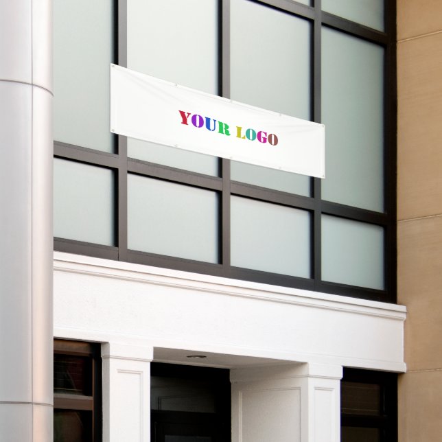 Bannière promotionnelle de votre logo ou de votre  (Bâtiment extérieur)
