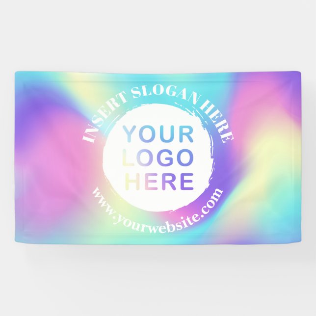Bannière promotionnelle du logo de votre entrepris (Horizontal)