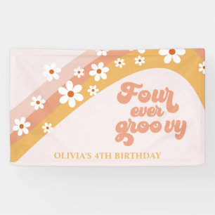 Bannière quatre fois Super Retro Daisy 4e annivers
