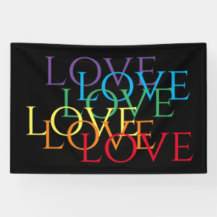 Bannière RAINBOW LOVE II 4x6
