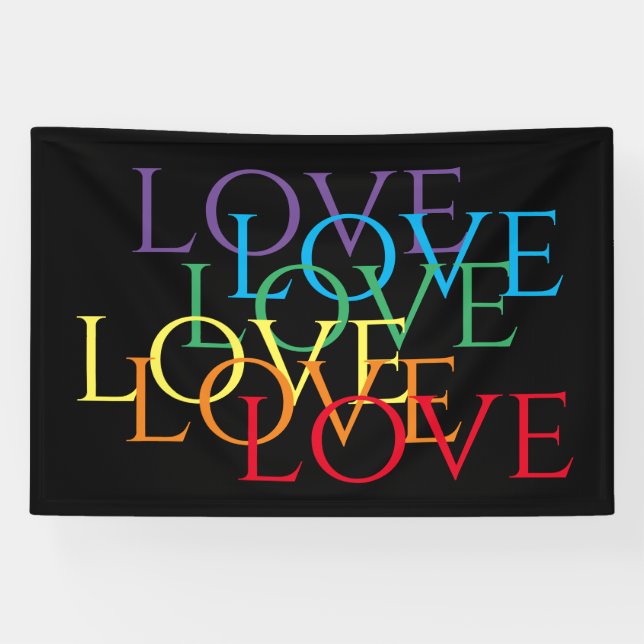 Bannière RAINBOW LOVE II 4x6 (Horizontal)