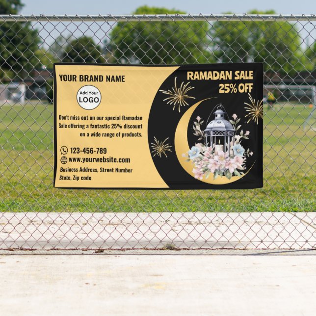 Bannière Ramadan à vendre Faire-part (En situation)