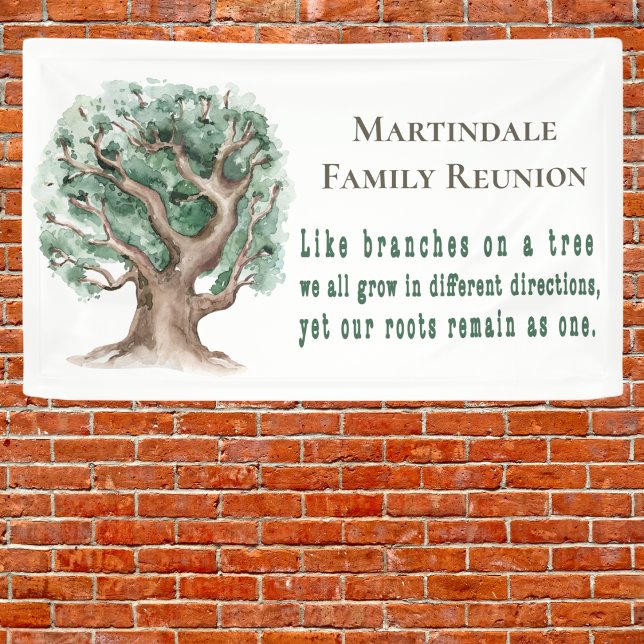 Bannière Reunion de l'arbre familial (Créateur téléchargé)