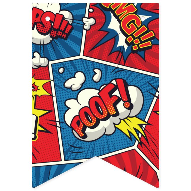 Bannière Superhero/Gamer Party (Premier drapeau)