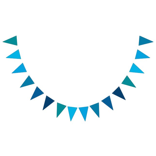 Bannière triangulaire avec thème dégradé bleu océa (Tout)