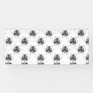 Bannière verticale, charbon de bois, dune