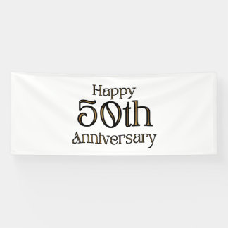 Bannière vinyle 4x10 pour les 50 ans