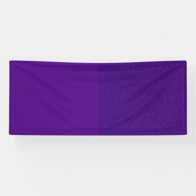 Bannière violette avec accent scintillant à droite (Horizontal)