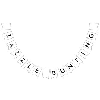 Bannière Zazzle Custom Bunting - Swallowtail