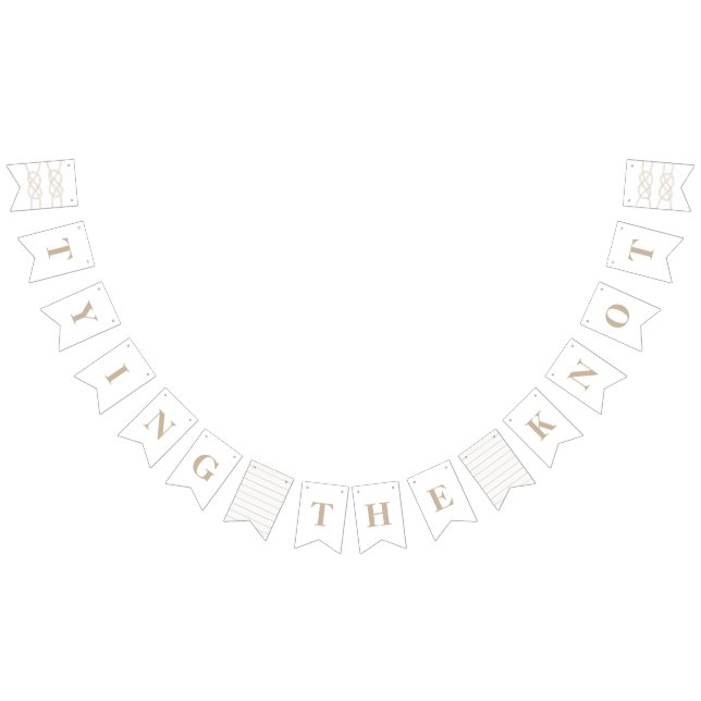 Bannières de brassage de noeuds illustrées - Tan (Tout)