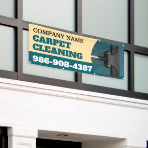 Bannières de nettoyage de tapis personnalisées
