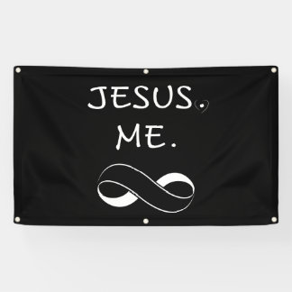 Bannières d'inspiration chrétienne Jésus Me Infini