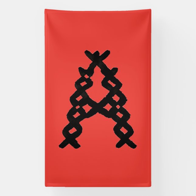 Bannières en vinyle 4x8. Abordable. Sur mesure. Œi (Verticale)