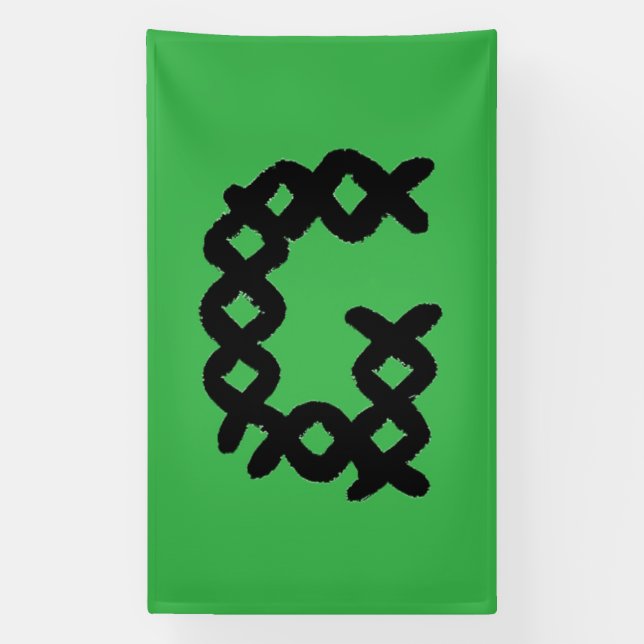 Bannières en vinyle spécialisé | Maille, rétro-écl (Verticale)