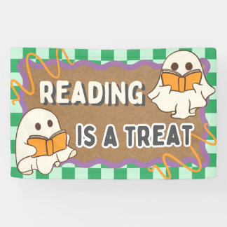 Bannières Halloween pour la bibliothèque de la cla