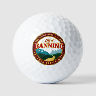 BANNING KALIFORNIEN GOLFBALL