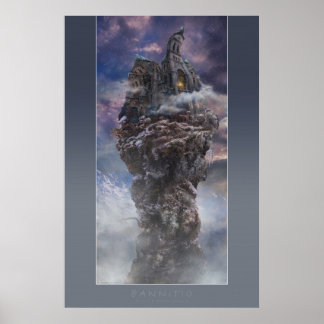 Bannitio | Poster mit grauem Rahmen