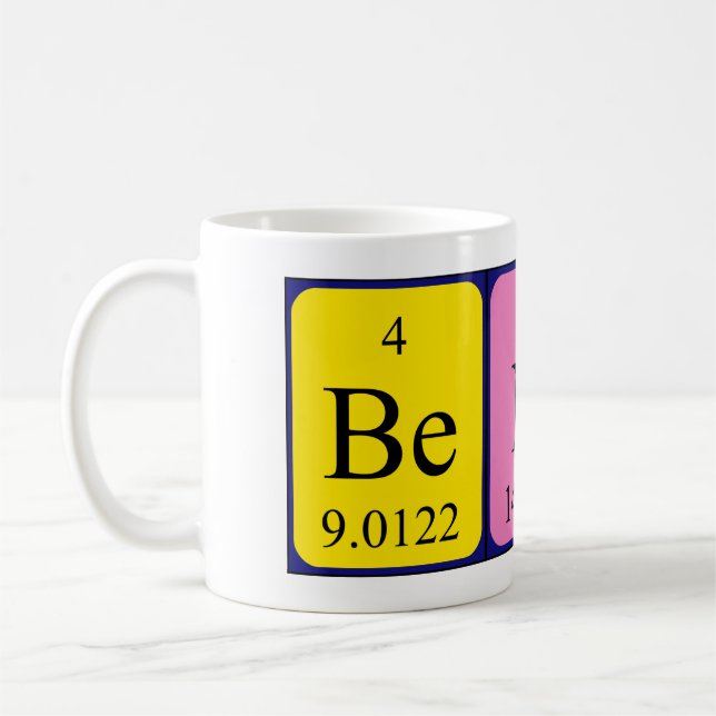 Banno périodique nom de la table mug (Gauche)